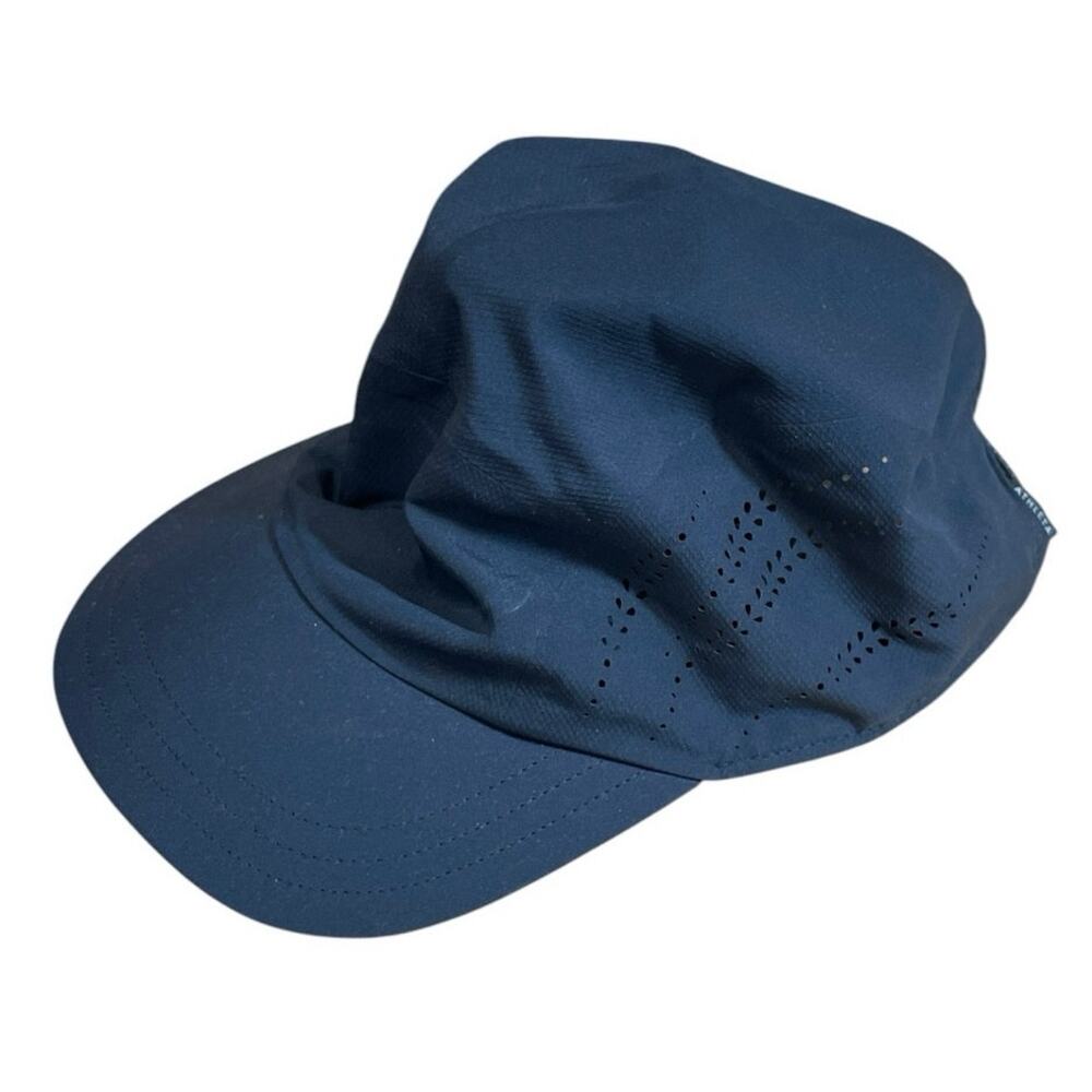 Athleta Black Ultra Light Run 3.0 Adjustable Athletic Activewear Cap Hat OS